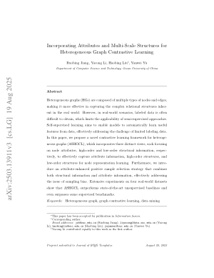 Incorporating Attributes and Multi-Scale Structures for Heterogeneous Graph Contrastive Learning