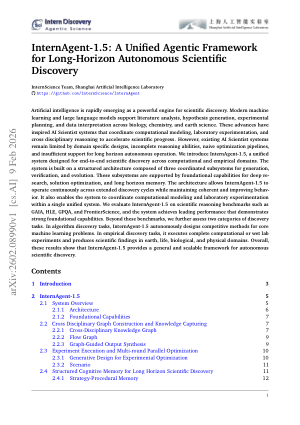 InternAgent-1.5: A Unified Agentic Framework for Long-Horizon Autonomous Scientific Discovery