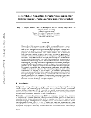 HeterSEED: Semantics-Structure Decoupling for Heterogeneous Graph Learning under Heterophily
