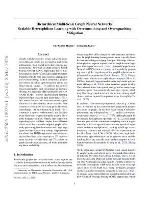 Hierarchical Multi-Scale Graph Neural Networks: Scalable Heterophilous Learning with Oversmoothing and Oversquashing Mitigation