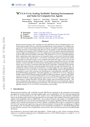 CUA-Gym: Scaling Verifiable Training Environments and Tasks for Computer-Use Agents