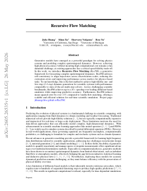 Recursive Flow Matching