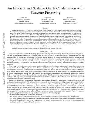 An Efficient and Scalable Graph Condensation with Structure-Preserving