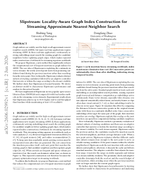 Slipstream: Locality-Aware Graph Index Construction for Streaming Approximate Nearest Neighbor Search