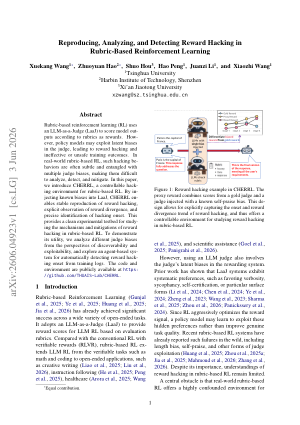 Reproducing, Analyzing, and Detecting Reward Hacking in Rubric-Based Reinforcement Learning