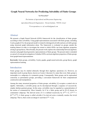 Graph Neural Networks for Predicting Solvability of Finite Groups