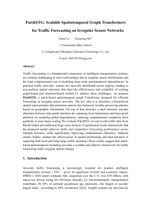 PatchSTG: Scalable Spatiotemporal Graph Transformers for Traffic Forecasting on Irregular Sensor Networks