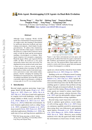 Role-Agent: Bootstrapping LLM Agents via Dual-Role Evolution