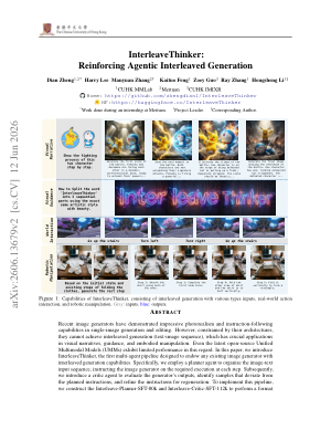 InterleaveThinker: Reinforcing Agentic Interleaved Generation