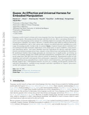 Guava: An Effective and Universal Harness for Embodied Manipulation