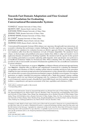 Towards Fast Domain Adaptation and Fine-Grained User Simulation for Evaluating Conversational Recommender Systems