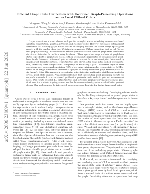 Efficient Graph State Purification with Factorized Graph-Preserving Operations across Local Clifford Orbits