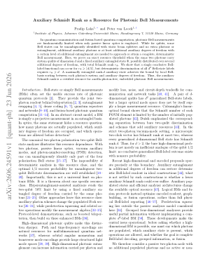 Auxiliary Schmidt Rank as a Resource for Photonic Bell Measurements