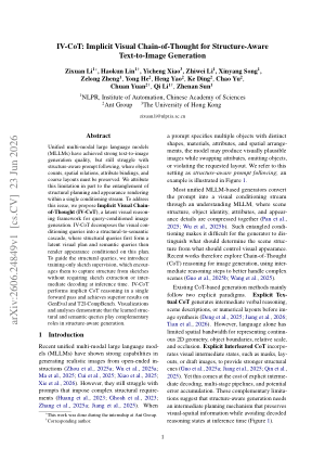 IV-CoT: Implicit Visual Chain-of-Thought for Structure-Aware Text-to-Image Generation