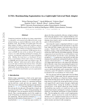 LUMA: Benchmarking Segmentation via a Lightweight Universal Mask Adapter