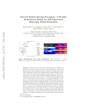 Towards Robust Driving Perception: A Flexible Scale-Driven Family for Self-Supervised Monocular Depth Estimation