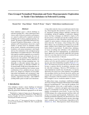 Class-Grouped Normalized Momentum and Faster Hyperparameter Exploration to Tackle Class Imbalance in Federated Learning