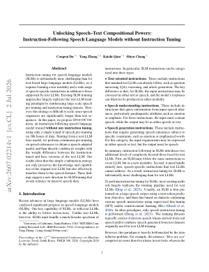 Unlocking Speech-Text Compositional Powers: Instruction-Following Speech Language Models without Instruction Tuning