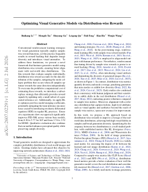 Optimizing Visual Generative Models via Distribution-wise Rewards