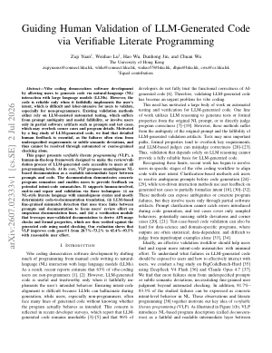 Guiding Human Validation of LLM-Generated Code via Verifiable Literate Programming