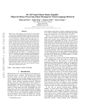 Do All Visual Tokens Matter Equally? Object-Evidence Preserving Token Merging for Vision-Language Retrieval