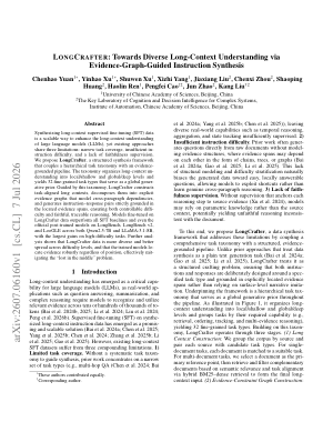 LongCrafter: Towards Diverse Long-Context Understanding via Evidence-Graph-Guided Instruction Synthesis